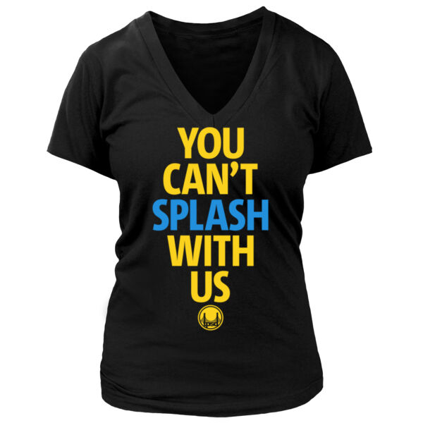 You Can't Splash With Us - Women's Premium Deep V-Neck T-Shirt Thumbnail