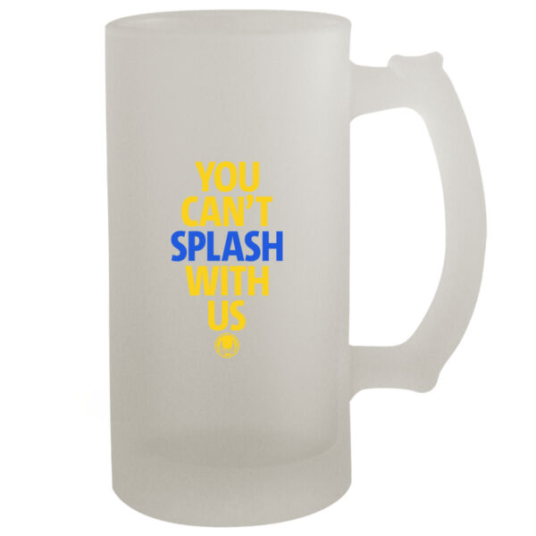 You Can't Splash With Us - 16oz Frosted Beer Stein Thumbnail
