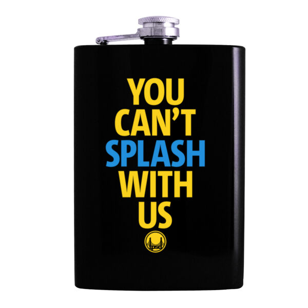 You Can't Splash With Us - 8oz Hip Flask Thumbnail