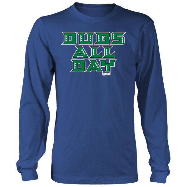 Dubs All Day Hawaii Edition - Men's Heavy Long-Sleeve T-Shirt Thumbnail
