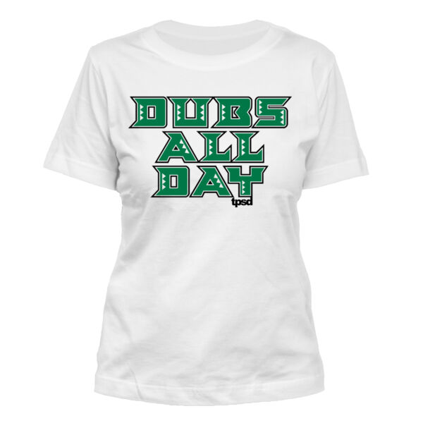 Dubs All Day Hawaii Edition - Women's Standard Misses Cut T-Shirt Thumbnail