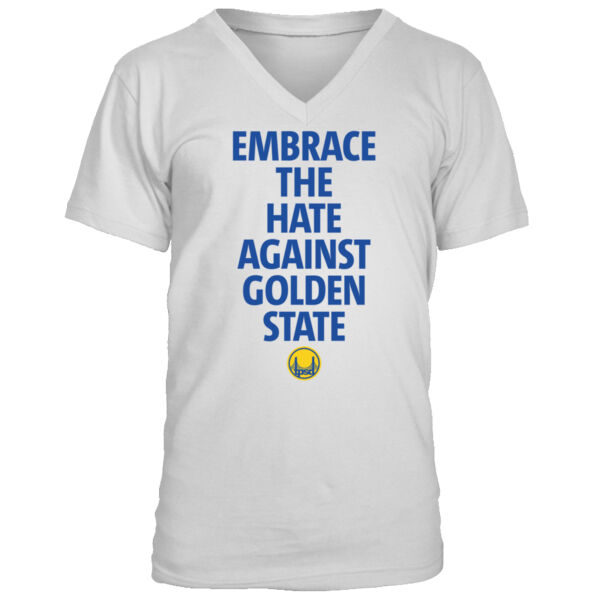 Embrace The Hate Against Golden State - Men's Premium V-Neck T-Shirt Thumbnail