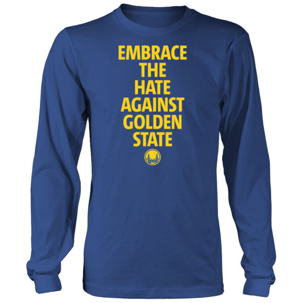 Embrace The Hate Against Golden State - Men's Heavy Long-Sleeve T-Shirt Thumbnail