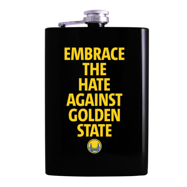 Embrace The Hate Against Golden State - 8oz Hip Flask Thumbnail