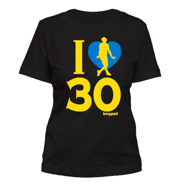 I Love (Heart) 30 - Women's Standard Misses Cut T-Shirt Thumbnail