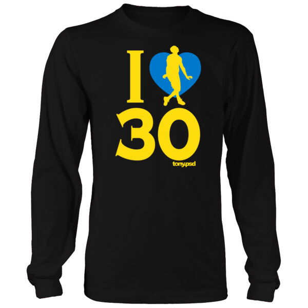 I Love (Heart) 30 - Men's Heavy Long-Sleeve T-Shirt Thumbnail