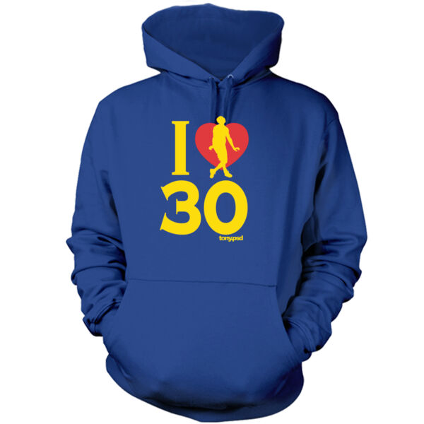 I Love (Heart) 30 - Men's Pullover Hoodie Sweatshirt Thumbnail