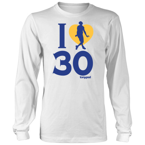 I Love (Heart) 30 - Men's Heavy Long-Sleeve T-Shirt Thumbnail