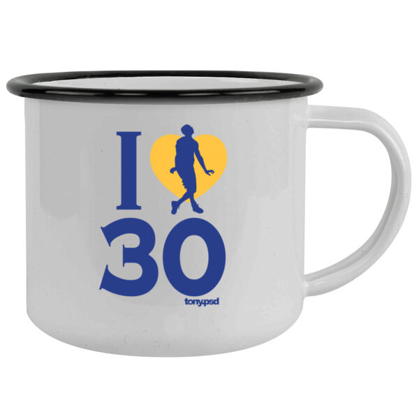 I Love (Heart) 30 - 12oz Camping Mug Thumbnail