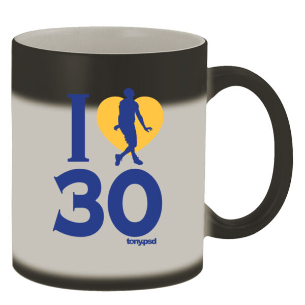I Love (Heart) 30 - 11oz Color Changing Mug Thumbnail