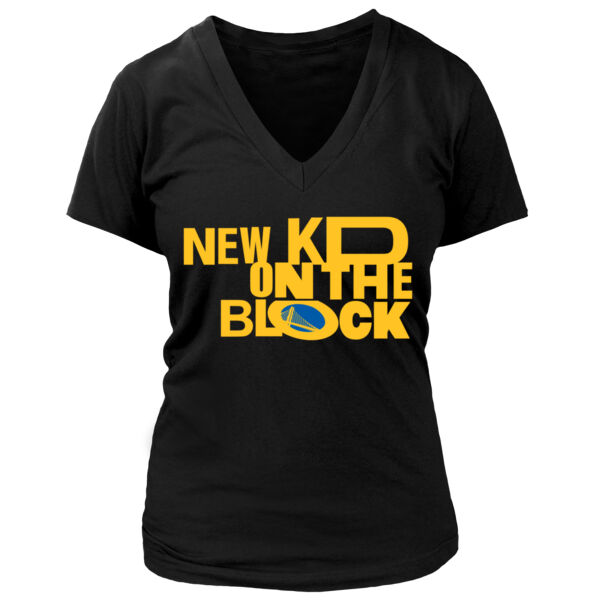 New KD on the Block - Women's Premium Deep V-Neck T-Shirt Thumbnail