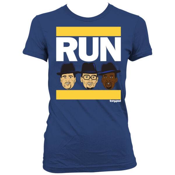 RUN TCG - Women's Junior Cut Crewneck T-Shirt Thumbnail