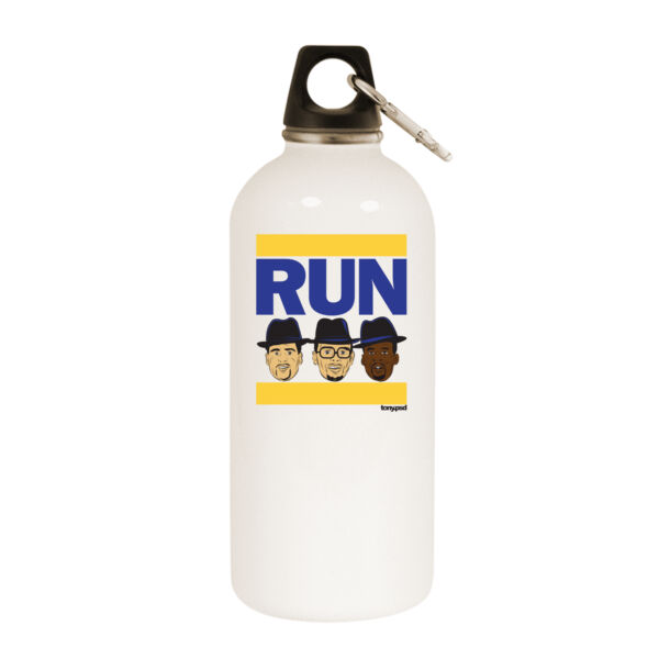 RUN TCG - White Water Bottle With Carabiner Thumbnail