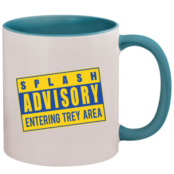 Splash Advisory - 11oz Colored Inner & Handle Mug Thumbnail