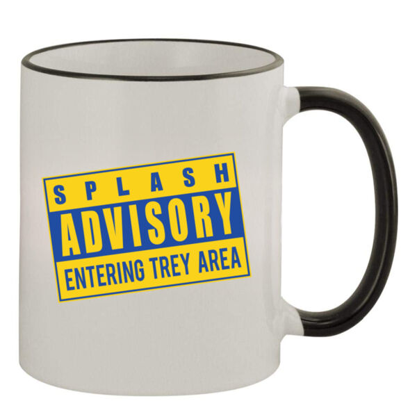 Splash Advisory - 11oz Colored Rim & Handle Mug Thumbnail