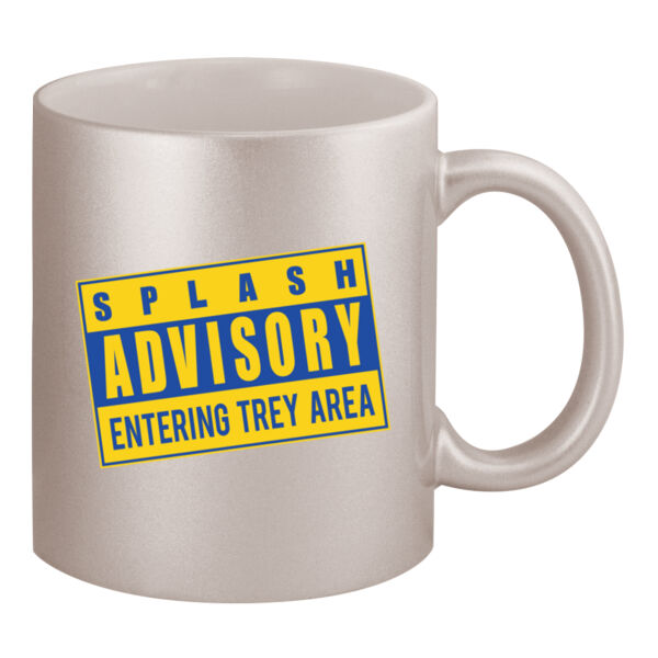 Splash Advisory - 11oz Metallic Silver Mug Thumbnail