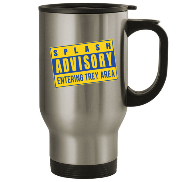 Splash Advisory - 14oz Stainless Steel Travel Mug Thumbnail