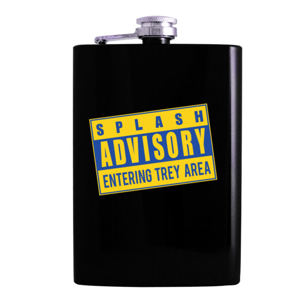 Splash Advisory - 8oz Hip Flask Thumbnail