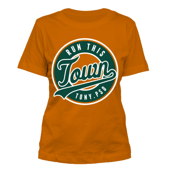 Run This Town - Women's Standard Misses Cut T-Shirt Thumbnail