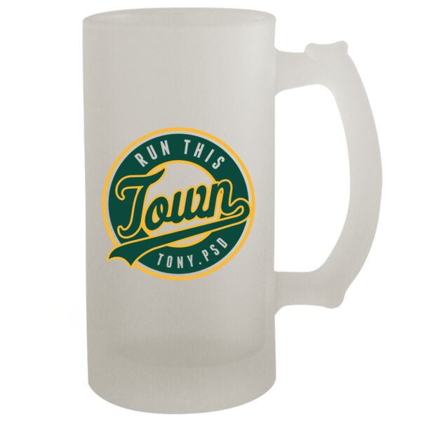 Run This Town - 16oz Frosted Beer Stein Thumbnail
