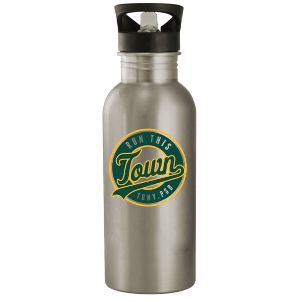 Run This Town - 20oz Stainless Steel Water Bottle Thumbnail