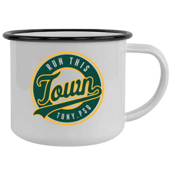 Run This Town - 12oz Camping Mug Thumbnail
