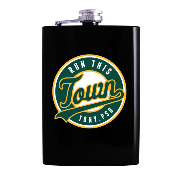Run This Town - 8oz Hip Flask Thumbnail