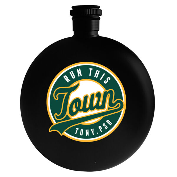 Run This Town - 5oz Round Flask Thumbnail