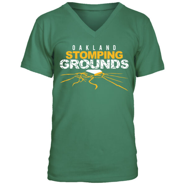 Stomping Grounds - Men's Premium V-Neck T-Shirt Thumbnail