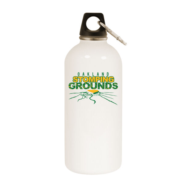 Stomping Grounds - White Water Bottle With Carabiner Thumbnail