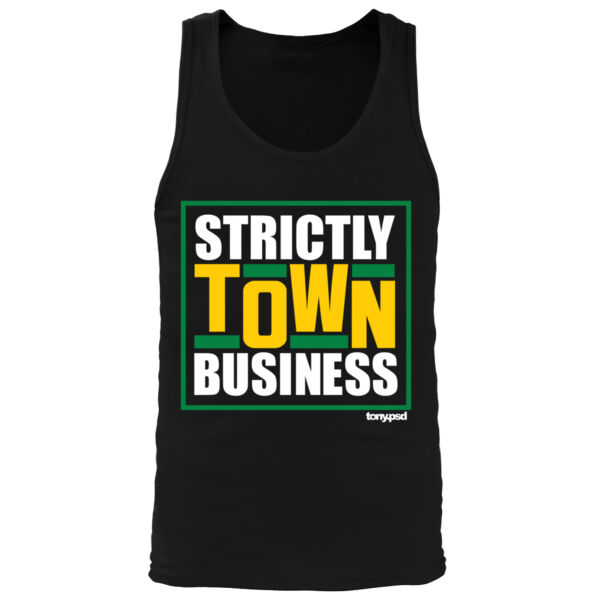 Strictly Town Business - Men's Premium Tank Top Thumbnail