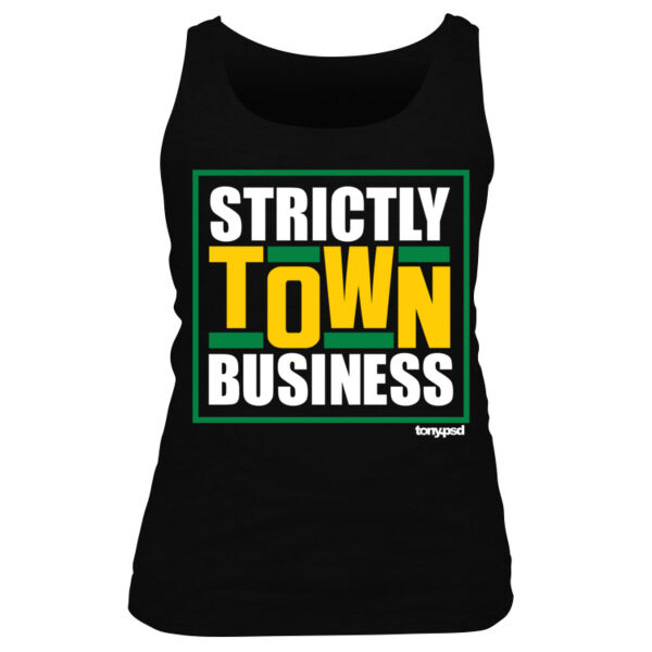 Strictly Town Business - Women's Basic Tank Top Thumbnail