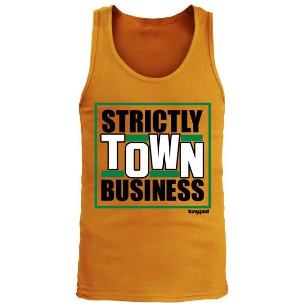 Strictly Town Business - Men's Premium Tank Top Thumbnail