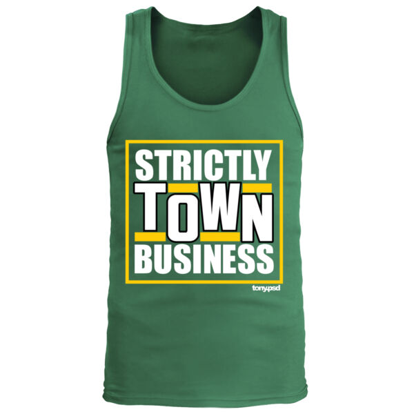 Strictly Town Business - Men's Premium Tank Top Thumbnail