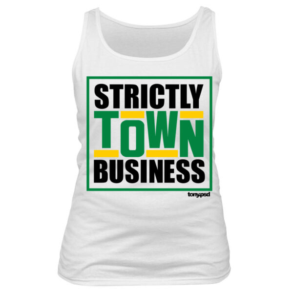 Strictly Town Business - Women's Basic Tank Top Thumbnail