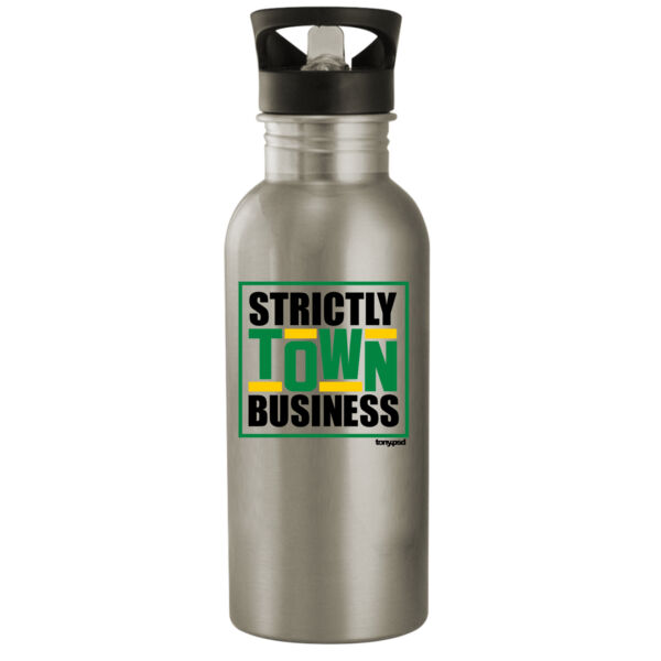 Strictly Town Business - 20oz Stainless Steel Water Bottle Thumbnail