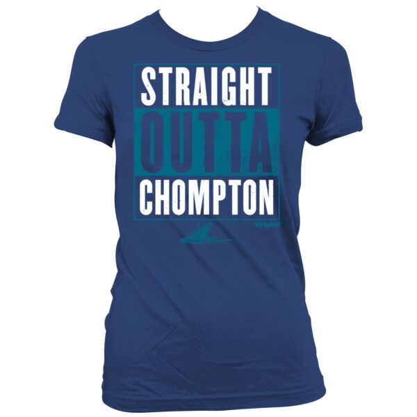 Chompton - Women's Junior Cut Crewneck T-Shirt Thumbnail