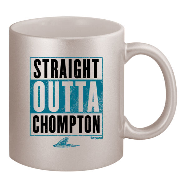 Chompton - 11oz Metallic Silver Mug Thumbnail