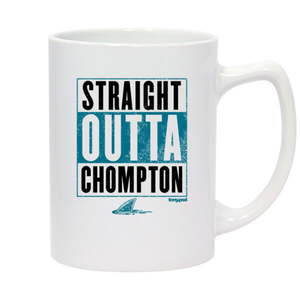 Chompton - 14oz White Statesman Mug Thumbnail