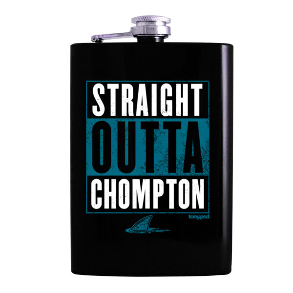 Chompton - 8oz Hip Flask Thumbnail