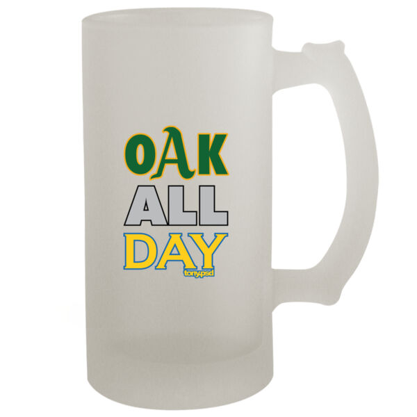 Oak All Day - 16oz Frosted Beer Stein Thumbnail