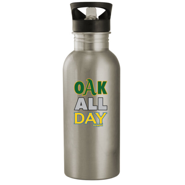 Oak All Day - 20oz Stainless Steel Water Bottle Thumbnail