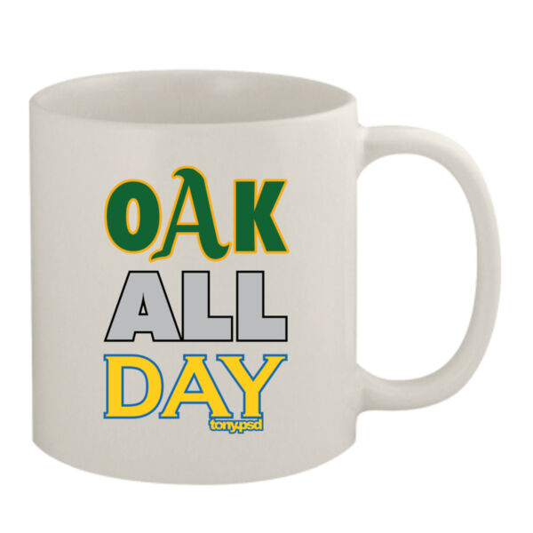 Oak All Day - 11oz White Mug Thumbnail