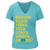 Women's Premium Deep V-Neck T-Shirt Thumbnail
